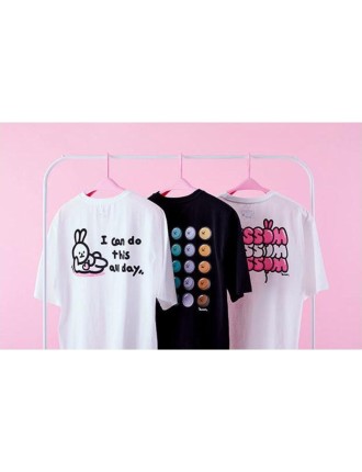 Best Seller Line Friends - Buwon B.B.Rabbit & BLOSSOM Short Sleeve T-shirt Ready for Shipment