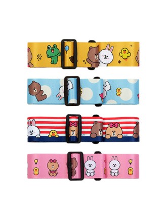 Best Seller LINE FRIENDS - Official Merch - Luggage Belt Available for Immediate Shipping