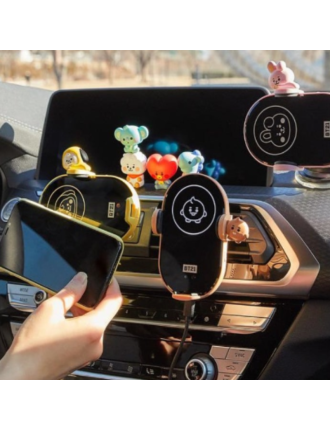 Best Seller LINE FRIENDS x BT21 - Car High-speed Wireless Charging Cradle Available for Immediate Shipping