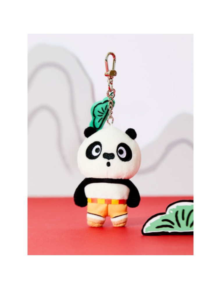 Best Seller LINE FRIENDS x Kung Fu Panda - Charm Doll Keyring New Stock