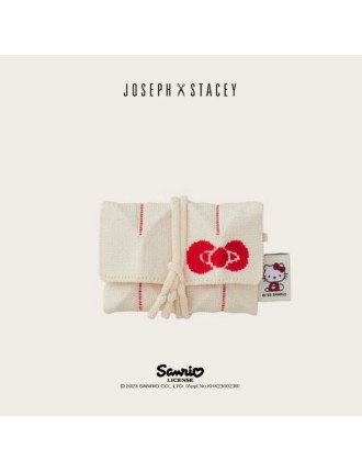 Best Seller Joseph And Stacey - Lucky Pleats Knit Card Wallet Immediate Availability