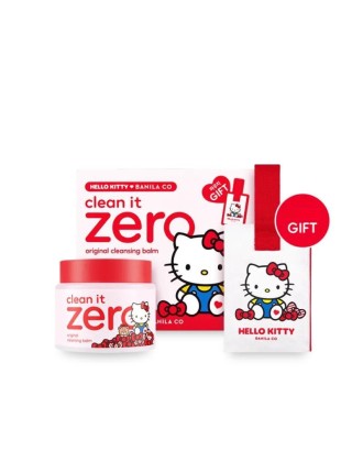 Best Seller Banila Co x Hello Kitty - Clean It Zero Original Cleansing Balm Set On Hand Now