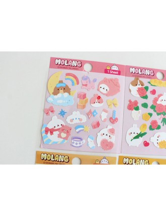 Best Seller Molang - Diary Deco Stickers Ready for Shipment