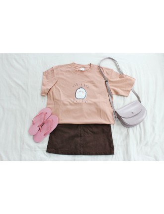 Best Seller Molang - Simple Oversize Short Sleeve Tee New Release