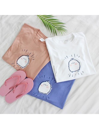 Best Seller Molang - Simple Oversize Short Sleeve Tee New Release