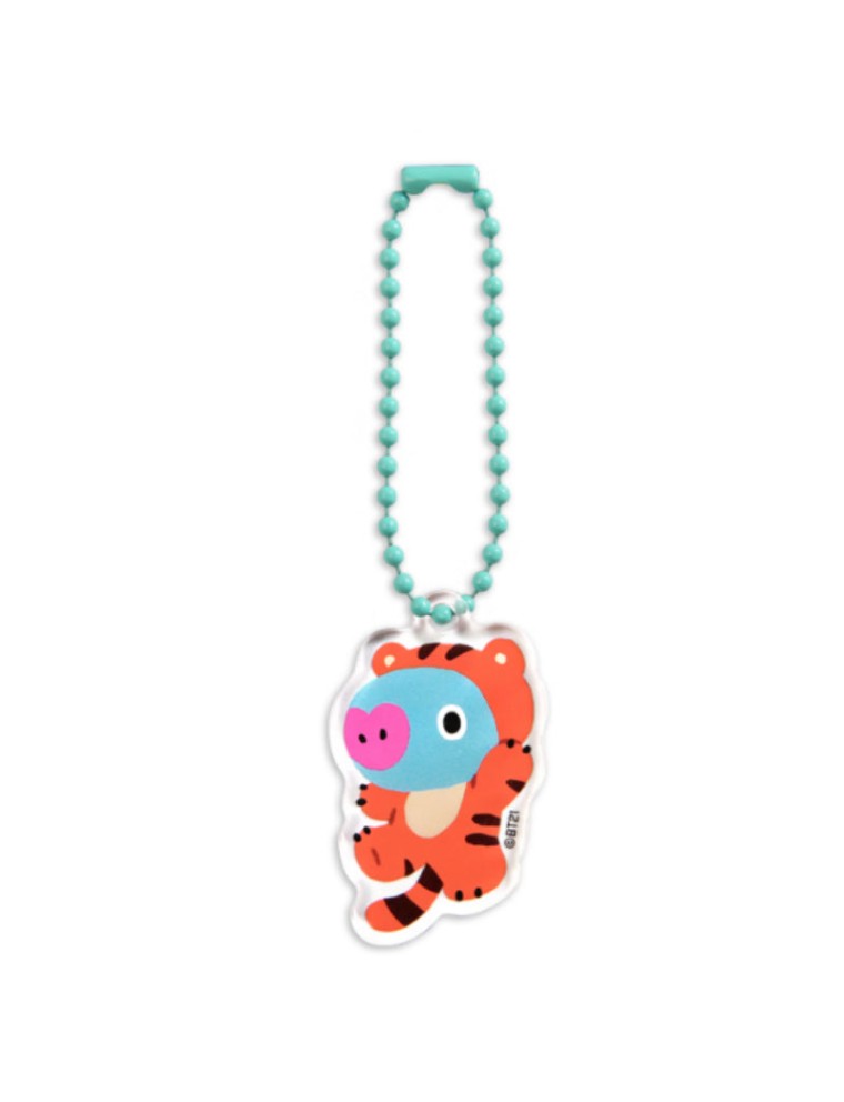 Best Seller Monopoly X BT21 - Acrylic Simple Key Ring - Tiger New Stock