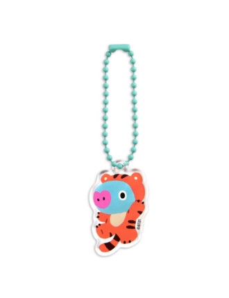 Best Seller Monopoly X BT21 - Acrylic Simple Key Ring - Tiger New Stock