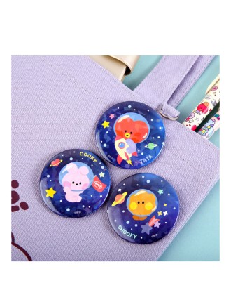 Best Seller Monopoly x BT21 - Can Badge - Space Fresh Release