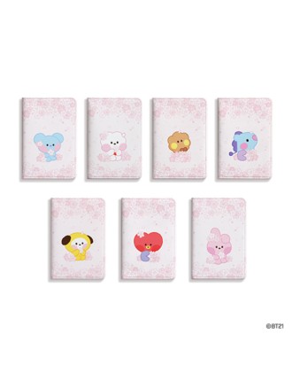 Best Seller Monopoly x BT21 - Minini Passport Case - Cherry Blossom On Hand Now