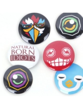 Best Seller Natural Born Idiots - Pin Button Set Immediate Availability