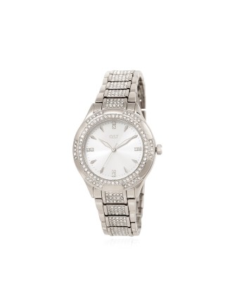 Best Seller OST - Cubic Round Women's Metal Watch Available for Immediate Shipping