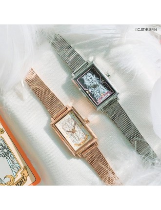 Best Seller OST x Cardcaptor Sakura - Card Clock of Light and Dark Metal Mesh Watch New Release