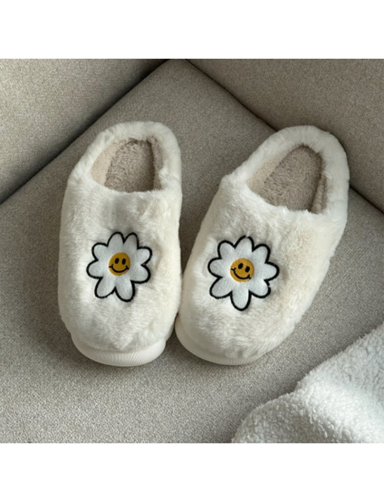 Best Seller SALDA - Smiley Daisy Slippers Hot New Item