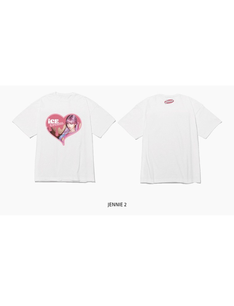 Best Seller BlackPink - Ice Cream Short Sleeve T-Shirt Type 2 Immediate Availability