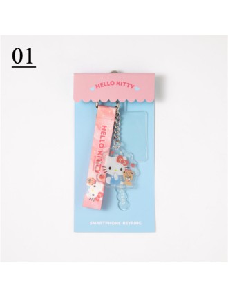 Best Seller Sanrio x 10x10 - Clear Cell Phone Keyring New Stock