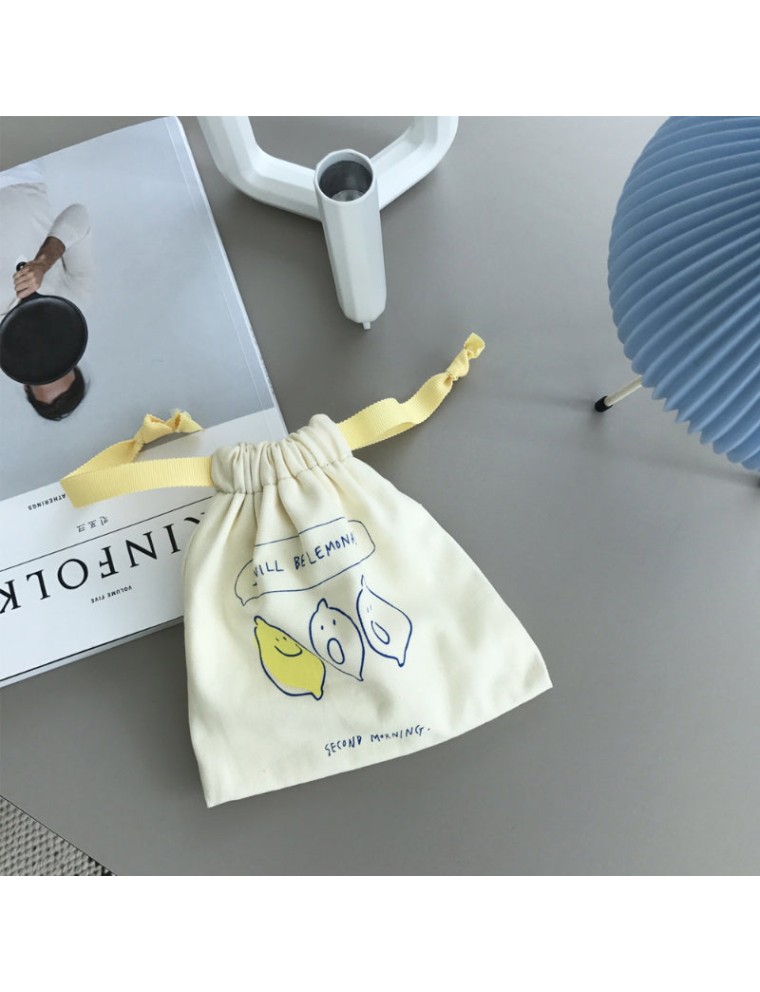 Best Seller Second Morning - Drawstring Pouch On Hand Now