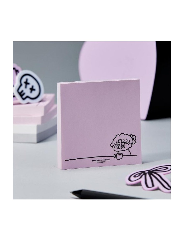 Best Seller Standard Love Dance - LEEGONG Black Cherry Pie Memo Notepad Available for Immediate Shipping