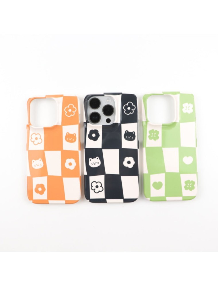 Best Seller Teteum - Checker Board iPhone Hard Case On Hand Now