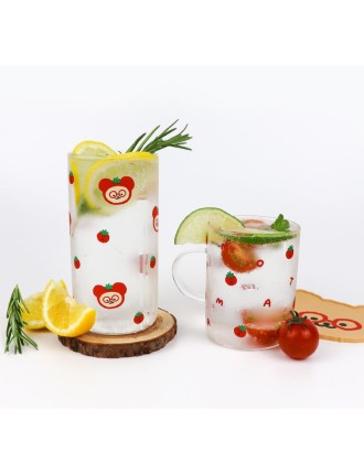 Best Seller Teteum - Tomato Glass Cup Hot New Item