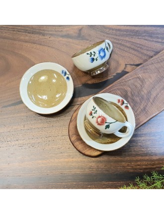 Best Seller Bosan Pottery - Buncheong Mokdan Peak Porcelain Coffee Cup Set