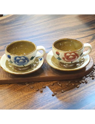 Best Seller Bosan Pottery - Buncheong Mokdan Porcelain Tea Cup Set Hot New Item