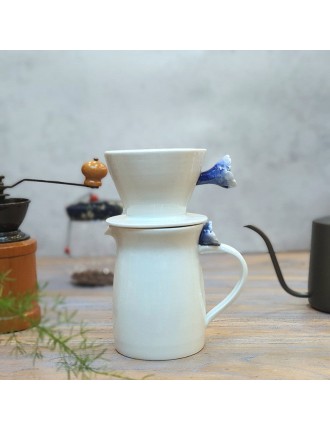 Best Seller Bosan Pottery - Flower Bud Coffee Dripper Set New Release