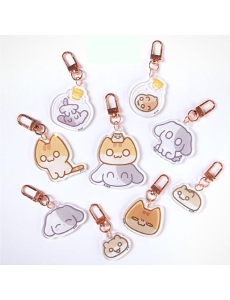 Best Seller The Owner of the Earth is a Cat - Acrylic Keyring On Hand Now