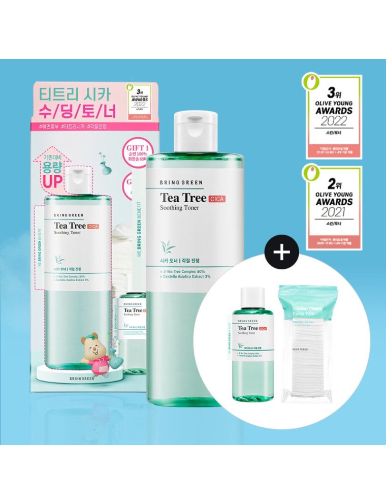 Best Seller Bring Green - Tea Tree Cica Soothing Toner Ready for Shipment