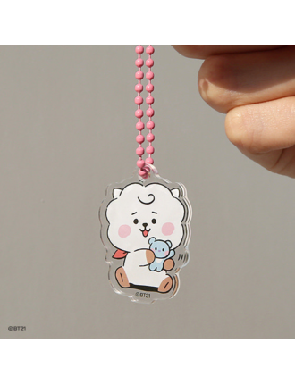 Best Seller BT21 - Acrylic Simple Key Ring - Little Buddy Hot New Item