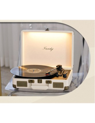 Best Seller Wadiz x Insidy - Portable Wireless LED Turntable Hot New Item