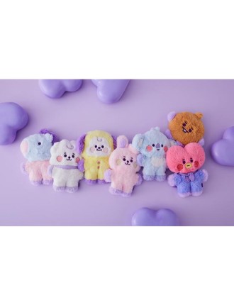 Best Seller BT21 - Baby Flat Fur Standing Doll - Purple heart Edition Ready for Shipment