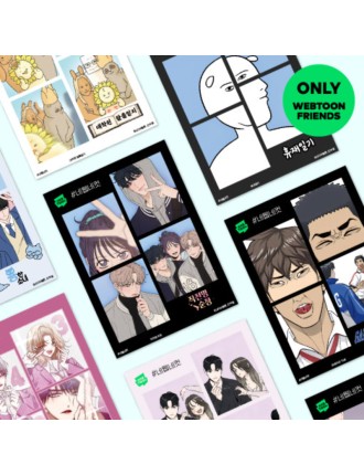 Best Seller Webtoon Friends - 4 Web 4 Cut Photo Set Just Launched