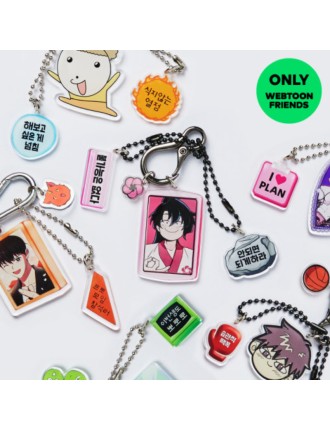 Best Seller Webtoon Friends - Toon BTI Acrylic Keyring New Stock