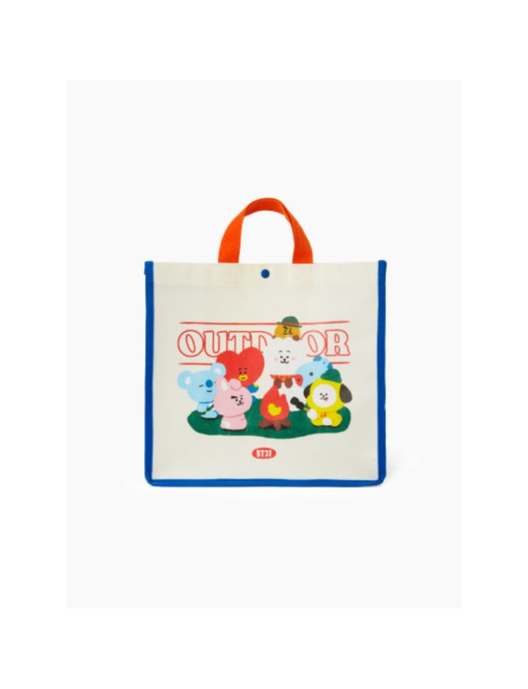 Best Seller BT21- Baby Green Planet Picnic Bag On Hand Now