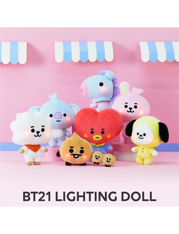 Best Seller BT21 - Baby Lighting Standing Plush Doll New Release