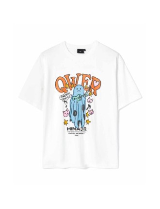 Best Seller WMC x QWER Hina - Ghost Short Sleeve T-Shirt Available for Immediate Shipping