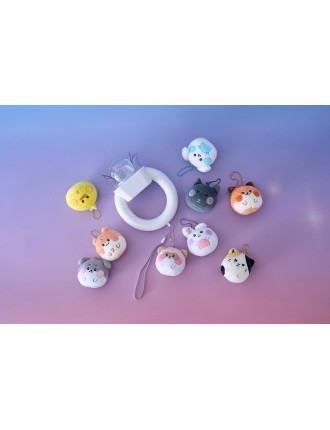 Best Seller ZEROBASEONE - Zeroni Fluffy Face Keyring Available for Immediate Shipping