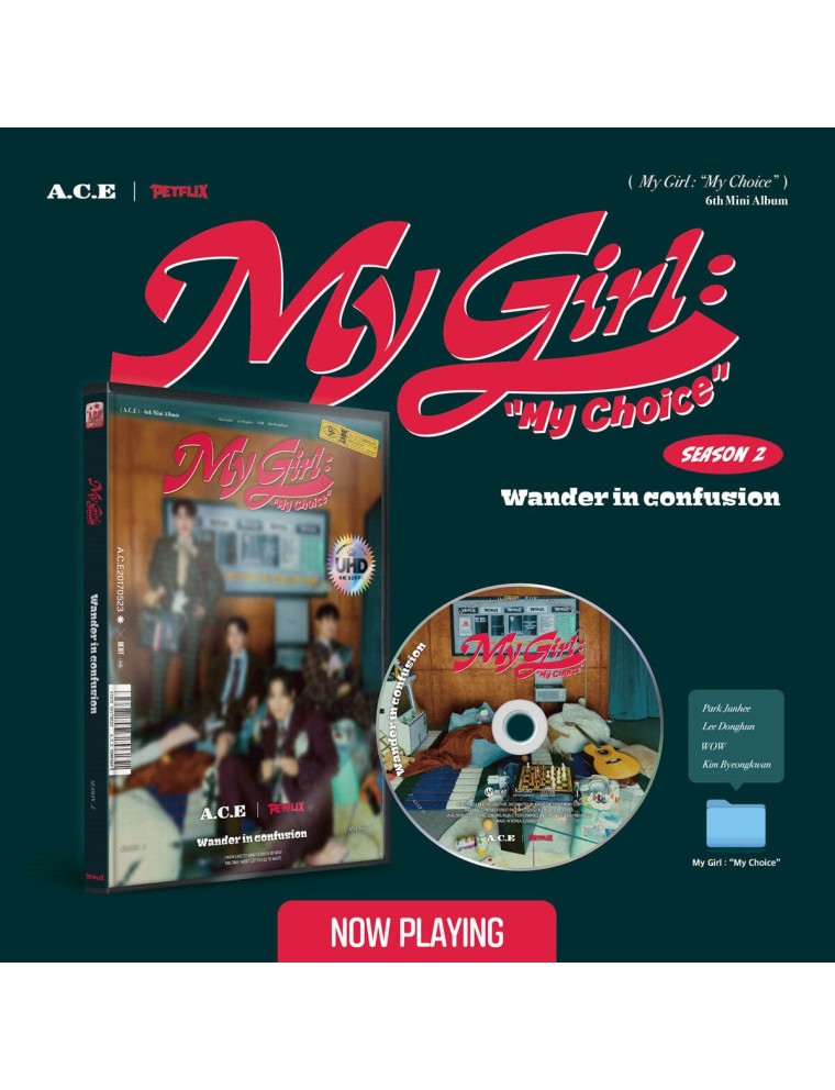 Best Seller A.C.E - My Girl : “My Choice” : 6th Mini Album (Set)