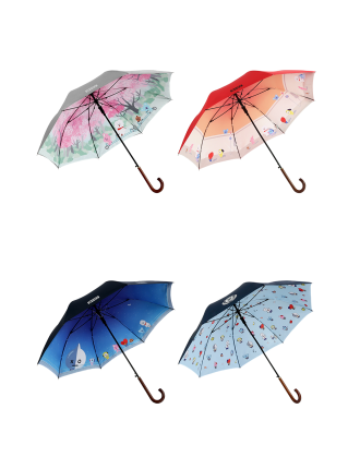 Best Seller BT21 x Monopoly - Double Layer Automatic Long Umbrella In Stock