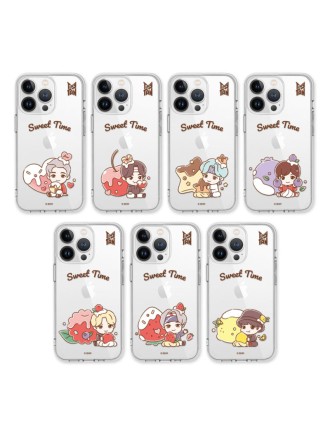 Best Seller BTS - TinyTAN - Sweet Time Samsung Clear Soft Case Available for Immediate Shipping