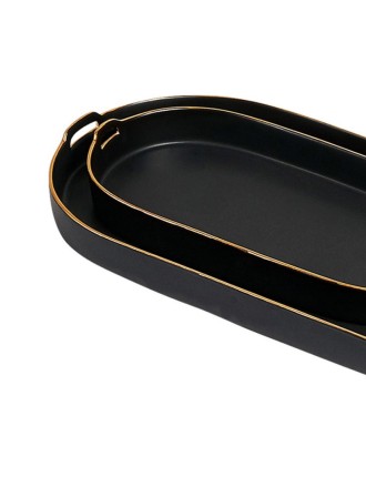 Best Seller Chaora - Piece Ellipse Tray Set On Hand Now