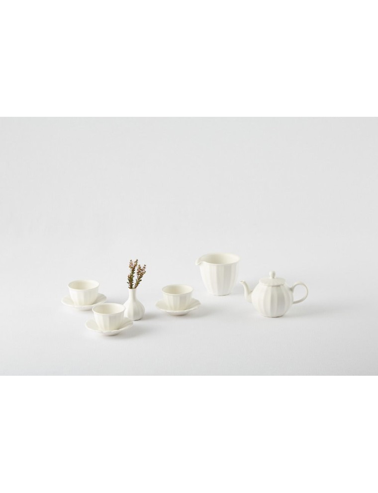 Best Seller Chaora - White Porcelain Angle Tea Set (3 Pax) Hot New Item