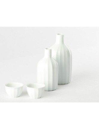 Best Seller Chaora - White Porcelain Bottle & Glass Just In