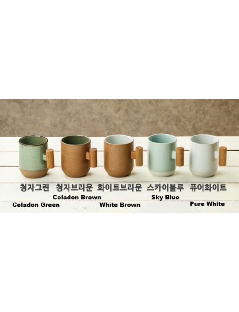 Best Seller Chaora - Wooden Handle Round Mug Fresh Release