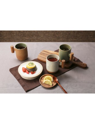 Best Seller Chaora - Wooden Handle Round Mug Fresh Release