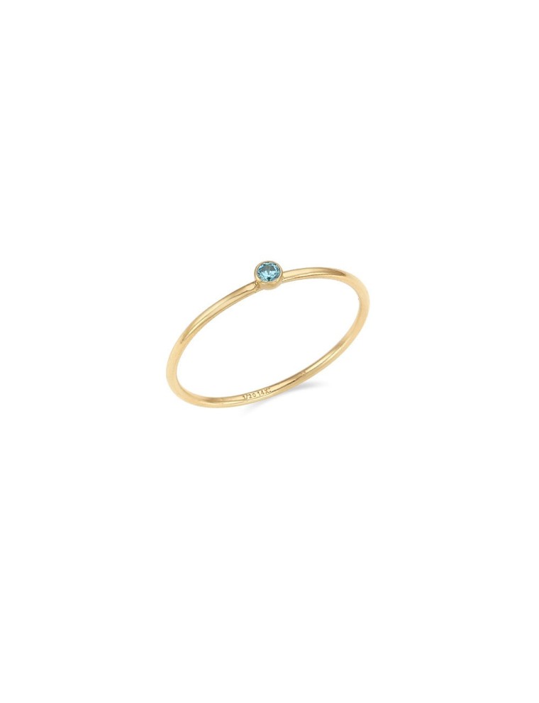 Best Seller CLUE - 14K Gold Filled Eternal Aqua Ring Available for Immediate Shipping