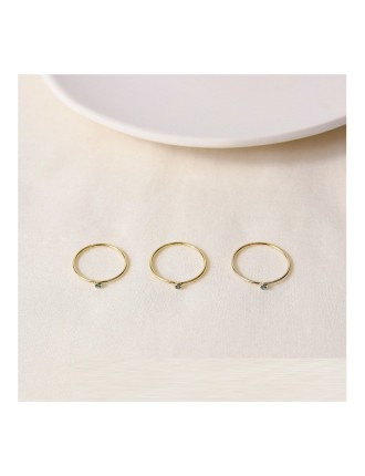 Best Seller CLUE - 14K Gold Filled Eternal Aqua Ring Available for Immediate Shipping