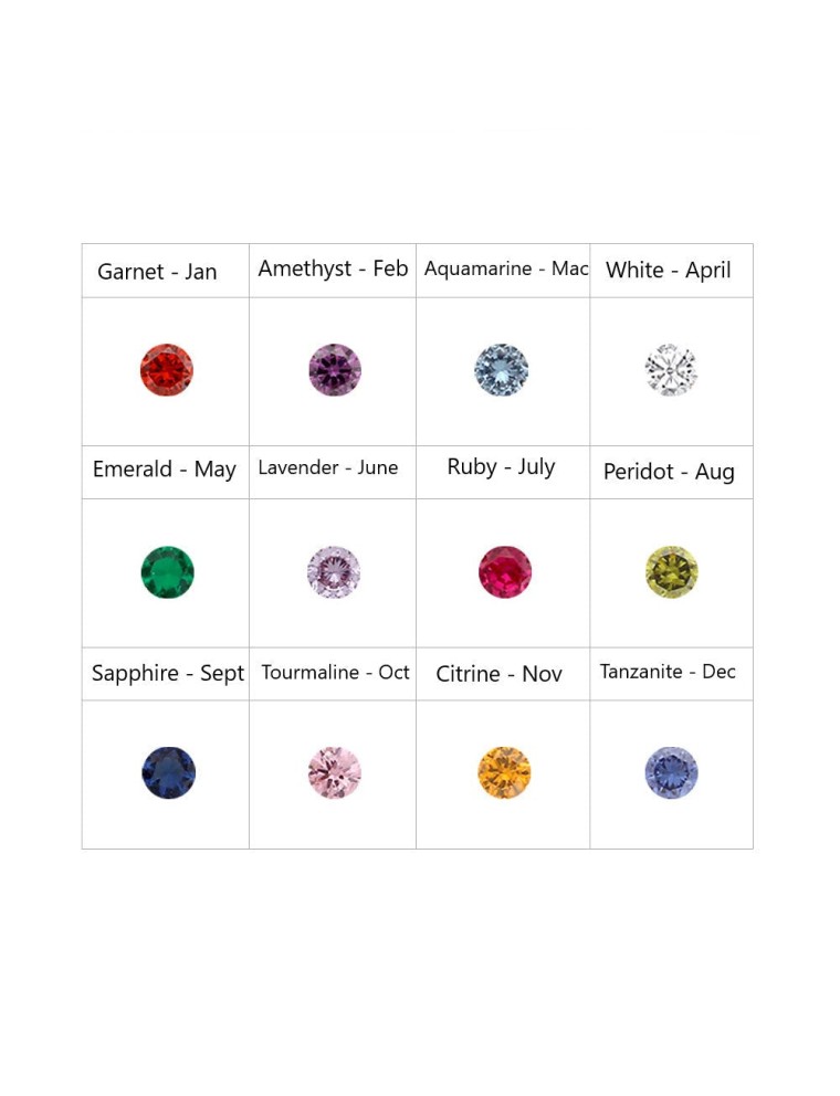 Best Seller CLUE - 4mm Mirror Ball 14K White Gold Ear Pierce (Birthstone) Available Now