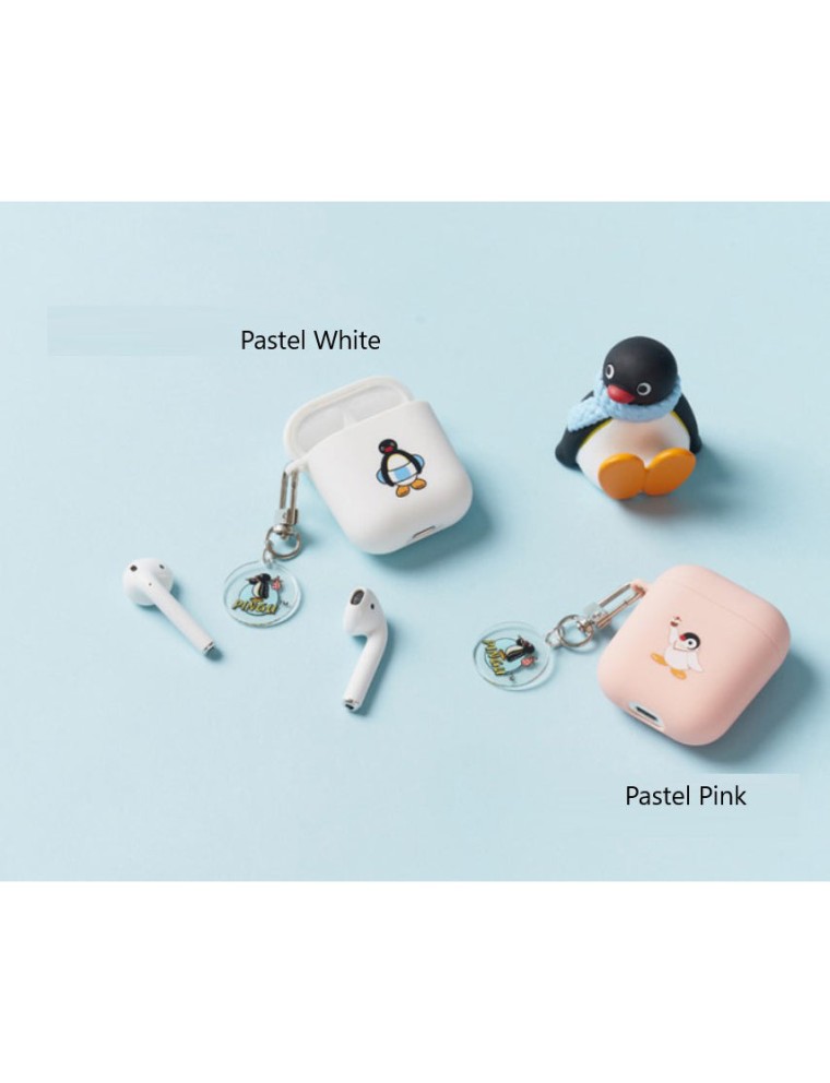 Best Seller Day Needs - Pingu Newtro AirPods Pastel Tone Case (with 1 Keyring) Ready for Shipment