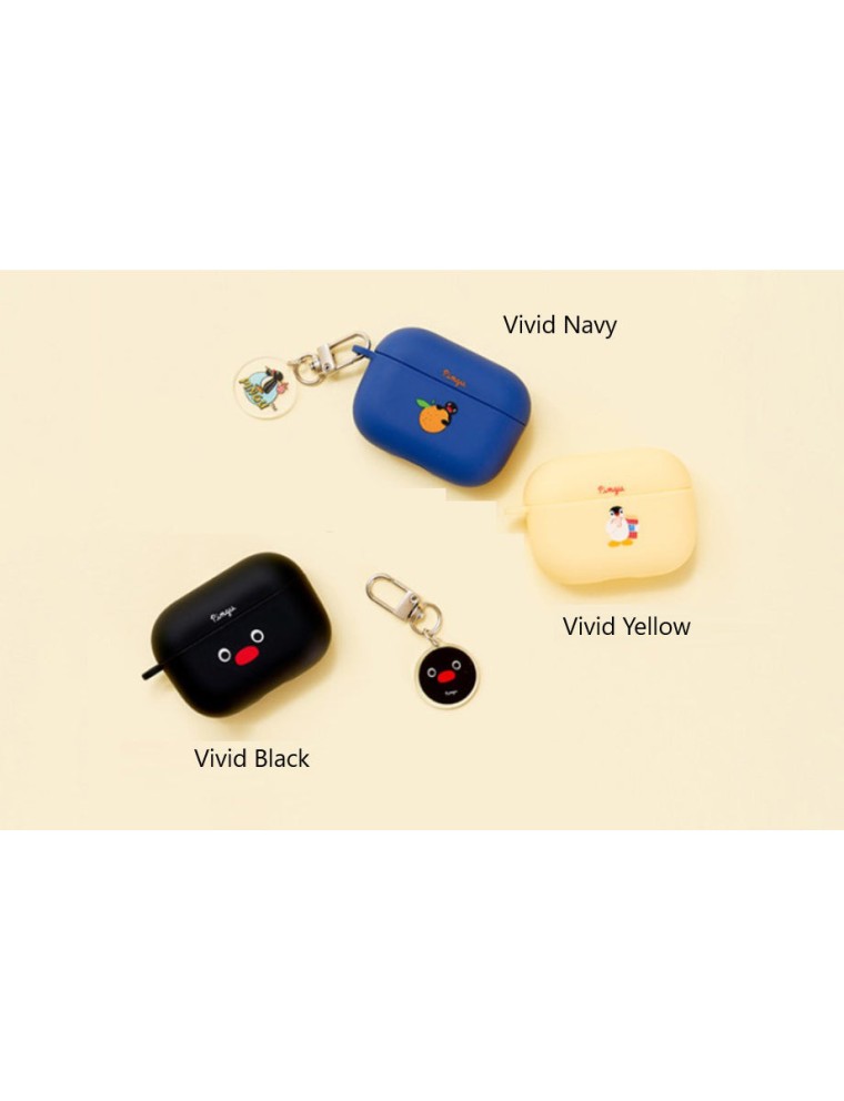 Best Seller Day Needs - Pingu Newtro AirPods Pro Vivid Tone Case (with 2 Keyrings)